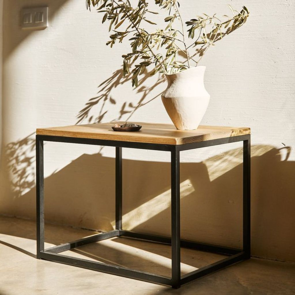 Mesita Berlín Con Madera