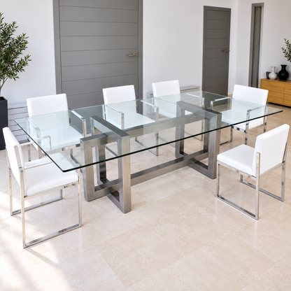 Mesa Ginebra con Cristal