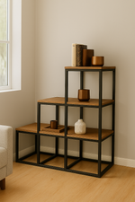 Estantería estilo industrial