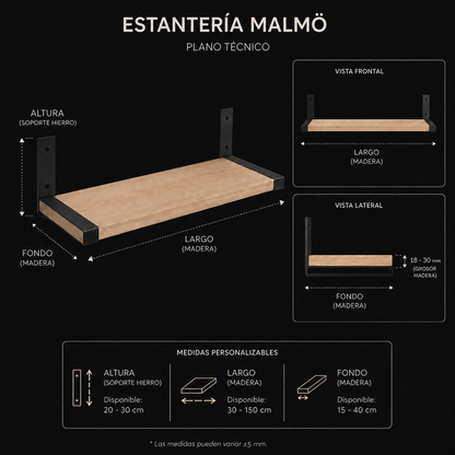 Estantería Malmö