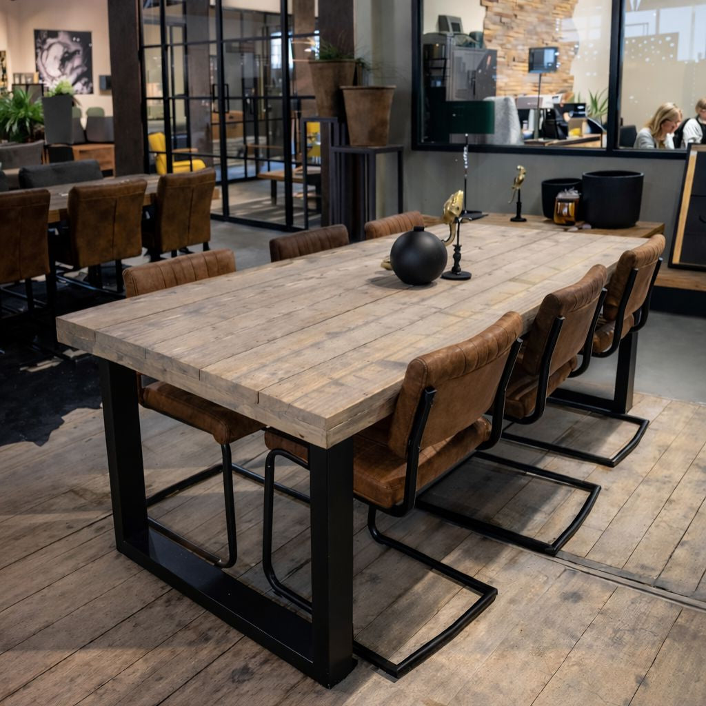 Mesa Milán con Madera