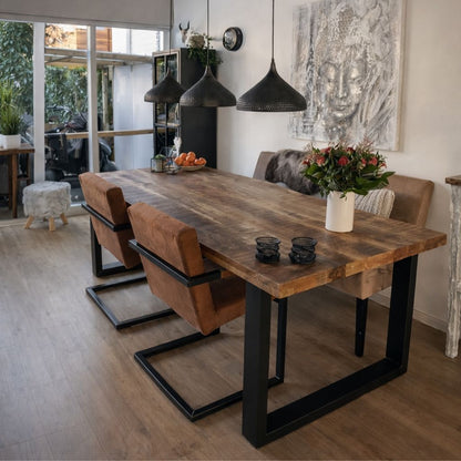 Mesa Milán con Madera