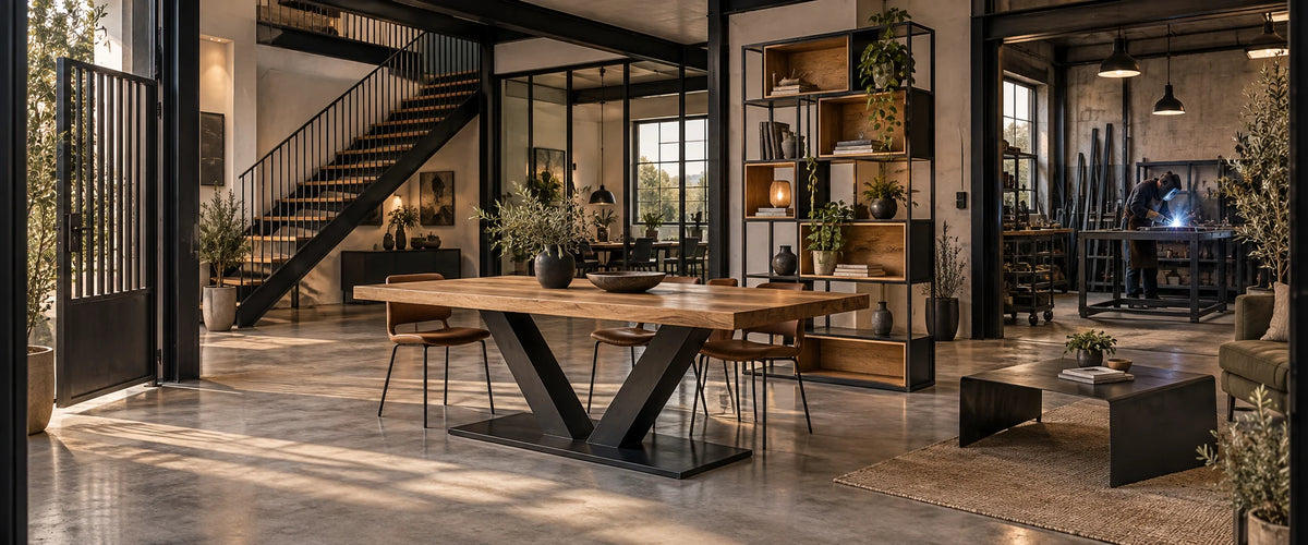 Muebles de acero y madera, cerrajería y soldadura — Metalyser