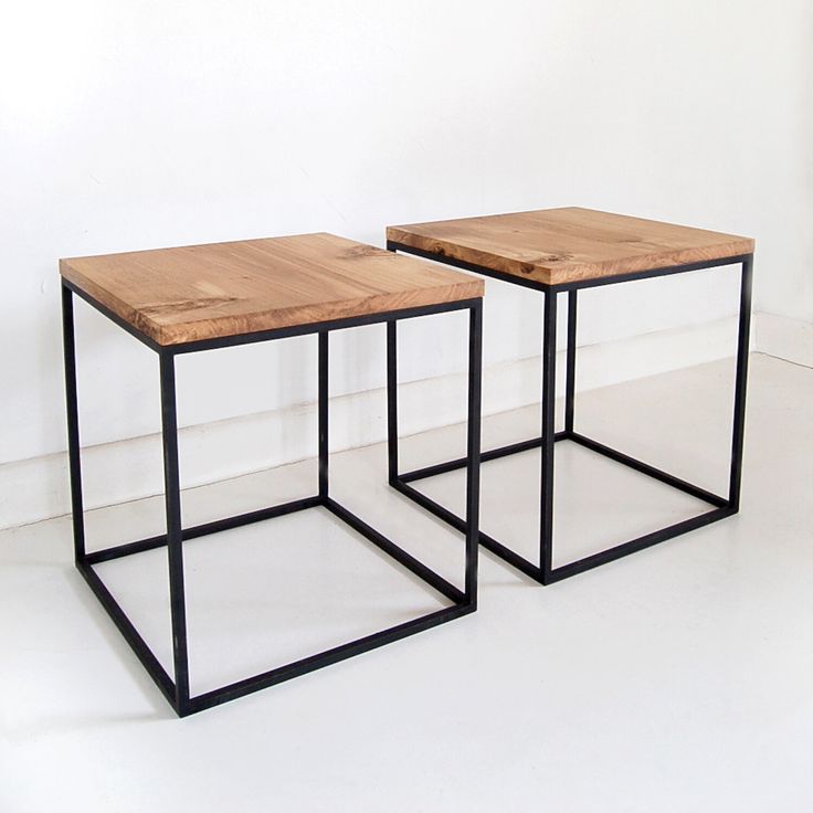 Mesita Berlín Con Madera